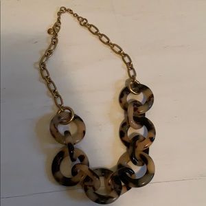 Tortoise shell J. Crew necklace